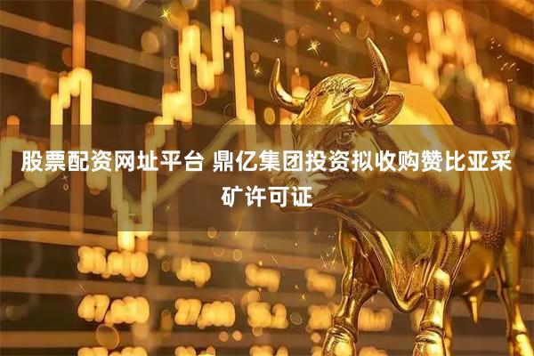 股票配资网址平台 鼎亿集团投资拟收购赞比亚采矿许可证